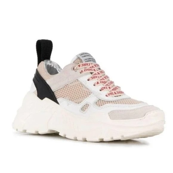 NEW Zadig & Voltaire Future Platform Chunky Sneakers 40 - Picture 1 of 7